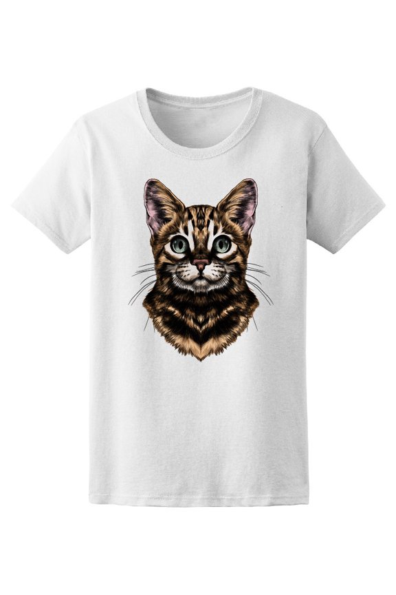 Frontview Of Bengal Cat  T-Shirt Men -Image by Shutterstock, Male Small