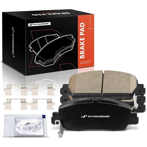 A-Premium Front Ceramic Disc Brake Pads Set Compatible with Honda Accord 2013-2022, HR-V 2016-2022, 1.5L 1.8L 2.0L 3.4L 3.5L, 4 Pcs