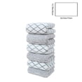 thumbnail image 3 of 6-Pack Cotton Face Towels, 35x75 cm, Soft and Absorbent, Multicolor Assortment, Durable and Quick-Drying for Household Use, 3 of 7