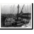 thumbnail image 2 of Historic Framed Print, [The S.S. OLYMPIC, 1911: Fore deck at dock in New York Harbor], 17-7/8" x 21-7/8", 2 of 9