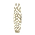 thumbnail image 6 of DecMode 31" Coral Cutout Gold Aluminum Metal Vase, 6 of 13