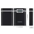 thumbnail image 2 of Mistaha Portable DIY Power Bank Shell Box for 4x 18650 Batteries with 2x USB Output & Display Screen - Black, 2 of 7
