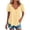 Yellow, variant on Feancey Plus Size Eyelet Tops for Women Scalloped V Neck Summer T-Shirts Breathable Casual Business Blouse Trendy Hollow Out Tunic Shirt Purple XL