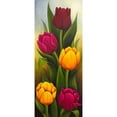 thumbnail image 2 of Cuadros Decorativos Flor de tulipanes 5D pintura de diamante DIY arte de imagen de taladro redondo completo (K006) Likrtyny embutido en tela, 2 of 9