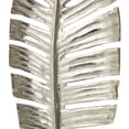 thumbnail image 5 of 7" x 24" Silver Aluminum Standing Single Leaf Sculpture with Black Marble Base, by CosmoLiving by Cosmopolitan, 5 of 10
