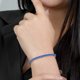 thumbnail image 5 of JeenMata 5.5 TCW Corte Princesa Septiembre - Zafiro Azul - Pulsera de Tenis con Piedra Natal para Mujer Diseño de Eternidad - Chapado en Oro Blanco, 5 of 6