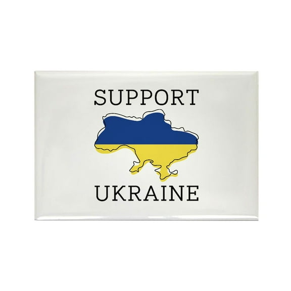 CafePress - Support Ukraine - Rectangle Magnet, 2"x3" Refrigerator Magnet
