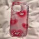 thumbnail image 1 of Funda trasera transparente suave con dibujos animados para iPhone, funda protectora con letras divertidas de gato Rosa Gradual para iPhone 14 Pro Max 13 12 11 Xsmax Xr Xs qiuyongming unisex, 1 of 2