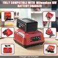 thumbnail image 4 of 18v 8.0 Ah M18 Batteries Replacement for Original 48-11-1880 20v Max Battery Cordless Tools 2646-22CT,2643-21CT,2641-21CT,2646-21CT,2646-20 Lithium-Ion Battery Pack, 4 of 5