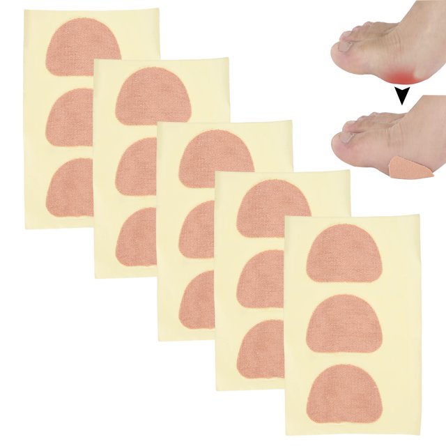 LAFGUR Foot Care Toe Corrector 15 Patches Foot Protector Pads Calluses Warts Friction Pain Relief Foot Calluses Patch Pedicure Tools