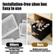 thumbnail image 4 of Caja de almacenamiento de tela con tapa | Organizador plegable para armario | Organizador de calcetines y ropa interior con múltiples compartimentos, 4 of 6