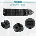 thumbnail image 3 of Front Left Driver Side Power Window Switch Fit for Mazda 2 Sport Touring 2011-2014 No.DF73-66-350B, 3 of 7