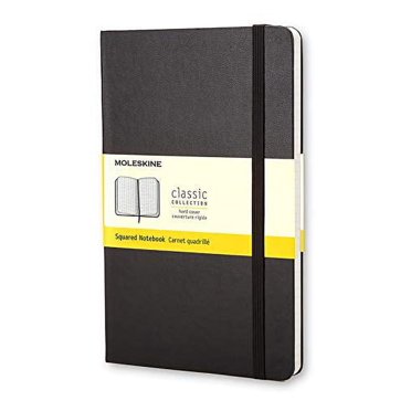 Notebook Journal Moleskine Classic Notebook, Hard Cover, Large (5" X 8.25") Plain/Blank Moleskin Notebook
