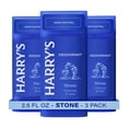 thumbnail image 1 of Harry's Men's Odor Control Deodorant, Aluminum-Free, Stone, 3 Count, 1 of 9