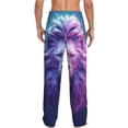 thumbnail image 7 of Salouo Cool Lion Head Print Pajama Pants for Men, Lounge Pants Elastic Waistband Casual Men's sleepwear Loungewear Sleep Pajama Pant -Small, 7 of 7