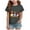 A17-Dark Gray, variant on Girls Shirts Short Sleeve Shirt for Girls Soft Cotton Tees Kids Tshirts Clothes Summer Tops T-Shirt(Dark Gray,5-6 Years)