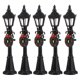 thumbnail image 2 of 5pcs Mini Street Light Modelo Muñeca Casa Micro Paisaje de Hadas Accesorios de Jardín, 2 of 8