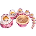 thumbnail image 3 of Russian Nesting Dolls for Kids Matryoshka Doll 10pcs Handmade, 3 of 5