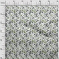 thumbnail image 3 of oneOone Polyester Spandex White Fabric Jacobean Floral Diy Clothing Quilting Fabric Print Fabric By Yard 56 Inch Wide, 3 of 4