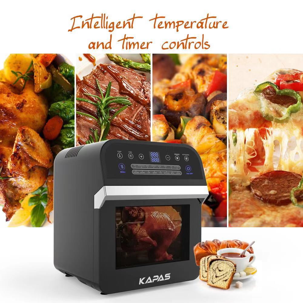 KAPAS Electric Air Fryer, 6.8 Quarts, 6.5 Liter Capacity and 7-in