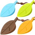 thumbnail image 1 of Leaf Style Door Stoppers Set - Silicone Rubber Stoppers Colorful Door Stopper Wedge Finger Protector Cute Door Stoppers With Holders Silicone Window/d, 1 of 5