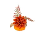 thumbnail image 2 of Thanksgiving Decor, Artificial Pumpkin Floral Pick Dahlia Pinecone, Thanksgiving Decorations Outdoor, Fall Artificial flowers Decorative, for Thanksgiving Home Decor, 2 of 7
