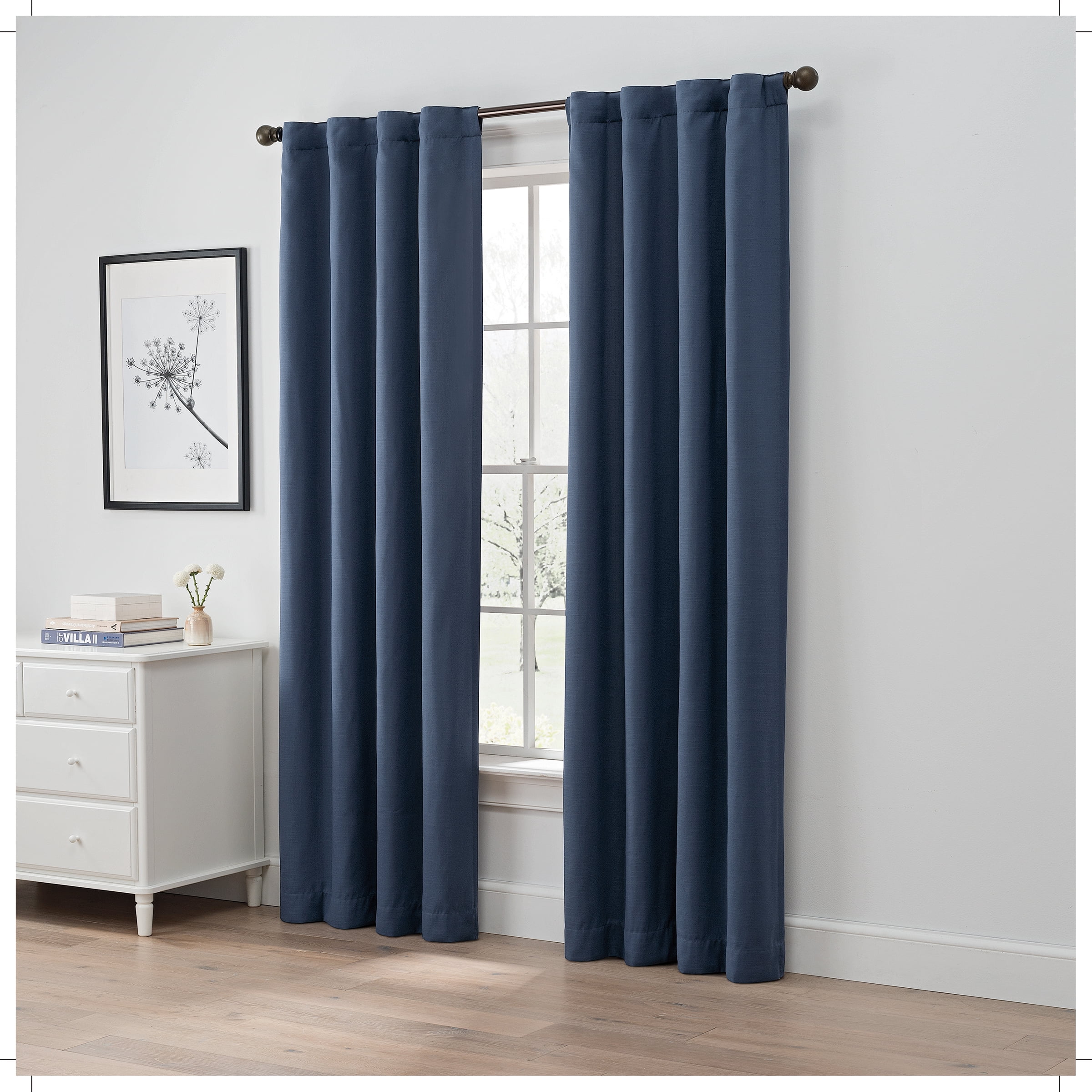 Eclipse Edisto Solid Thermalayer Blackout Window Curtain Panel