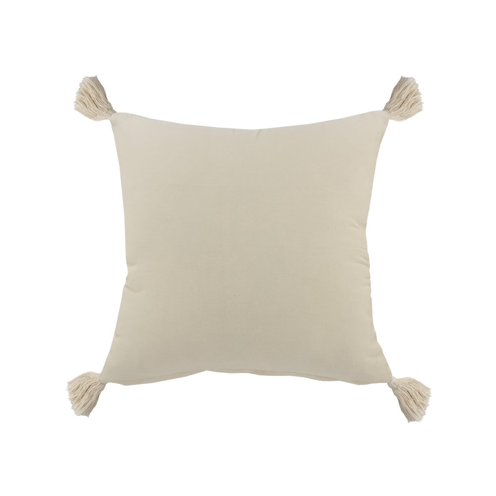 Ox Bay 20" x 20" Red/ White Color Block Organic Cotton Pillow Cover
