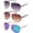 3 Pairs Gunmetal, Green & Dark Brown, variant on IG9532-SL&GDMR&GN-3PK