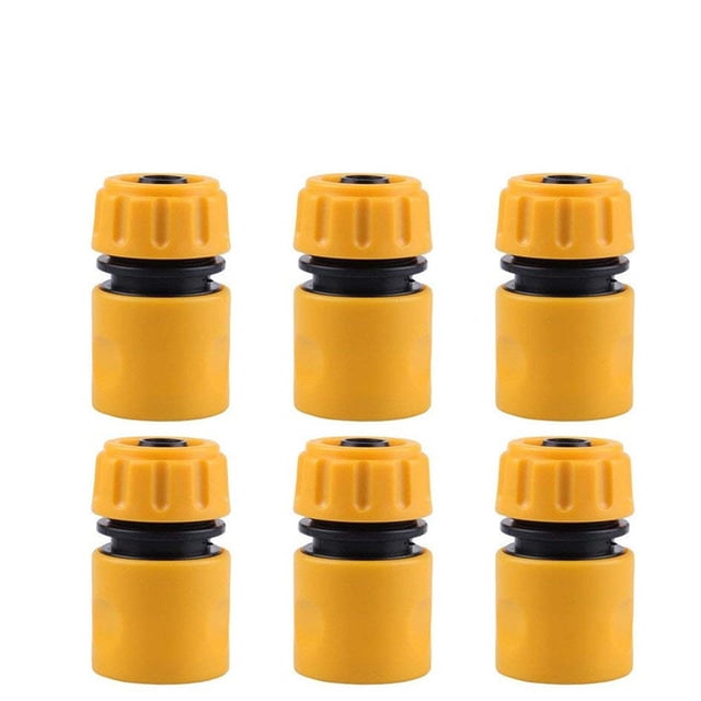 Quick Tap Water Connector Adapter,6Pcs 1/2in Quick Tap Garden Irrigation Hose Connector Garden Tools Precision Engineered