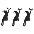 thumbnail image 1 of Wizards with Bat Wing Doormat, Blacks Decor, Wizards Halloween Door Corner Decor, Door Guardian, 1 of 5