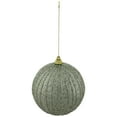 thumbnail image 4 of Northlight Holographic Glitter Shatterproof Christmas Ball Ornament - 4" - Tea Green, 4 of 6