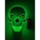 thumbnail image 1 of Máscara de iluminación de neón de calavera LED para Halloween, cabeza de fantasma de terror para hombres y mujeres, fiesta divertida, brillo luminoso, esqueleto oscuro, accesorios de disfraz de Cospla Qiuyongming unisex, 1 of 1