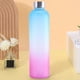 thumbnail image 1 of Botella de agua de 1000 ml con degradado y tapa con pajita | Vaso deportivo de plástico de gran capacidad de 1 l para gimnasio, escuela y actividades al aire libre | Vaso portátil sin BPA para, 1 of 6