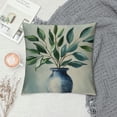 thumbnail image 2 of GOSMITH  Spring Pillow Covers Eucalyptus Leaves Greenery Blue Vase Truck Bless This Home Farmhouse Welcome Decorative Throw Pillows Cases Outdoor Decor for Couch Living Room White, 2 of 5
