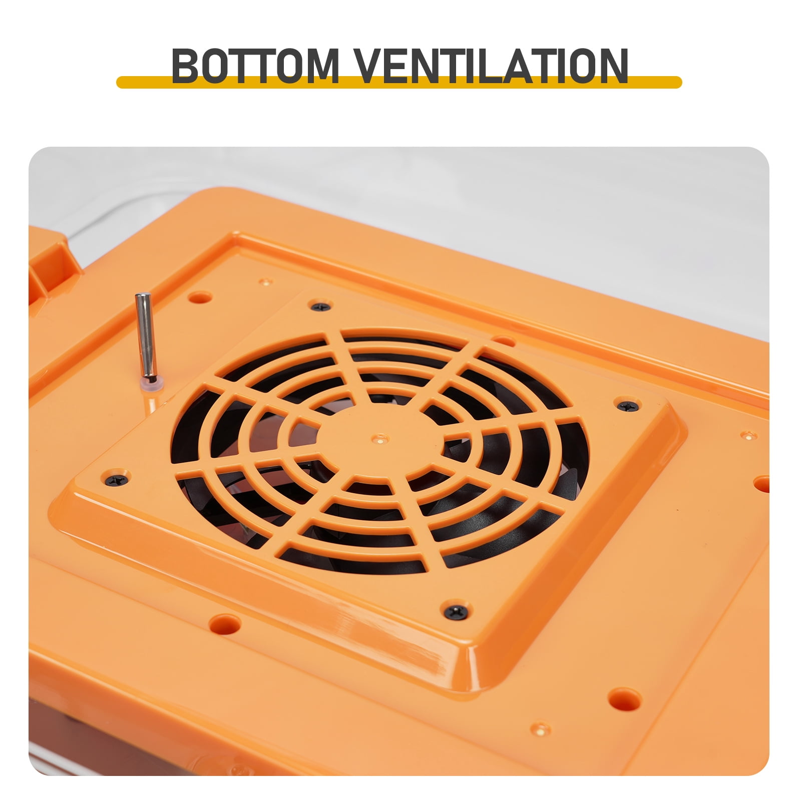 56 Eggs Incubator with Fully Automatic Turner, Upgraded LED Candler, Auto Temp & Humidity Control (Fahrenheit Display), Strip Egg Tray, 56H 110V 85W