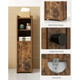 Bathroom Storage Corner Floor with Doors and