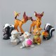 thumbnail image 2 of Figura de acción de PVC de ciervo Bambi de Disney, figura de Lapin, modelo SLaura rel, muñecas de dibujos animados de Anime, regalo de Navidad para peuvDecor, juego de 7 piezas zhangyuxiang unisex, 2 of 2
