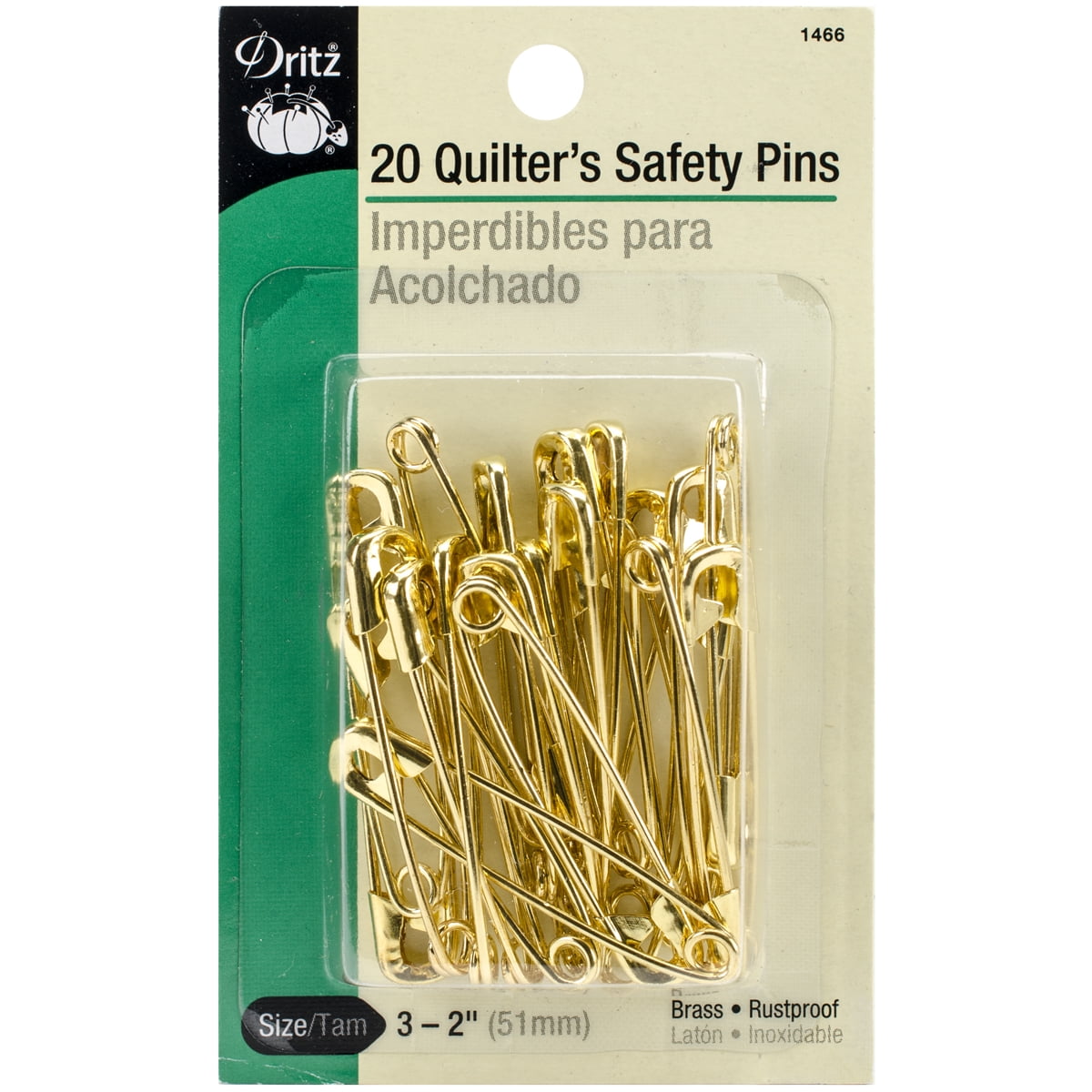 Reluen 30 Pack Extra Large 3 Safety Pins