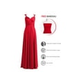 thumbnail image 3 of Infinity Dress with Bandeau, Convertible Bridesmaid Dress, Long, Plus Size, Multi-Way Dress, Twist Wrap Dress, 3 of 6