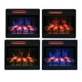 thumbnail image 5 of Country Living Graham 55 Inch Mantel Package with Electric Fireplace Insert Heater with Remote & Oak Wood Finish + Hidden Storage Space, 5 of 9
