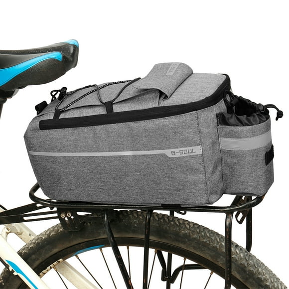 Insulated Trunk Cooler Bag Cycling Bicycle Rear Rack Storage Luggage Bag Reflective MTB Bike Pannier