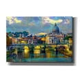 thumbnail image 1 of Epic Graffiti 'Vatican City Saint Peter Basilica and bridge by day' by Pedro Gavidia, Canvas Wall Art, 26"x18", 1 of 2