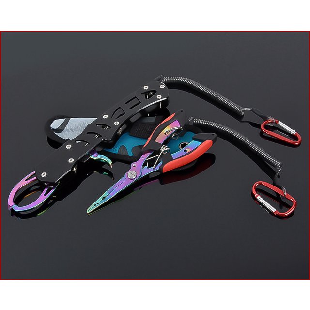 Controlador de acero inoxidable 304, pinza para peces, pinza para anzuelos, pinza para carretera, herramienta de pesca multifunción para peces
