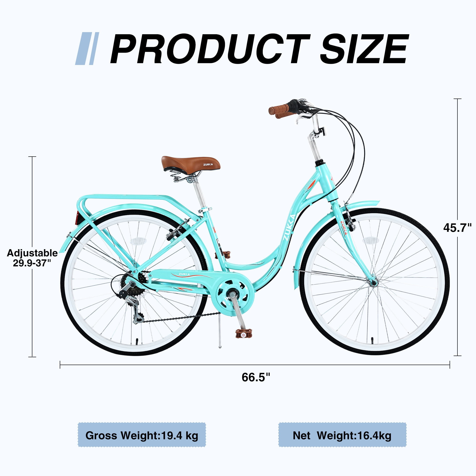 Mountain Bikes 7 Speed, Steel Frame, Multiple Colors 26 Inch Ladies Bicycle,Hybrid Bikes