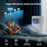Havato Portable Air Conditioners 8,000 Btu, Quiet Portable Cooling AC Up to 350 Sq.Ft. , 3-1 AC Unit with Remote 24H Timer ,White