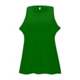 thumbnail image 5 of Women's Ribbed Sleeveless Tank Top, Racerback Thick Strap Casual Camisole, Solid Color Basic Cami for Women, Summer Layering Tops, Everyday Basic Casual Tops for Women Green S, 5 of 5