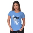 thumbnail image 3 of Great Salt Lake Utah State Pride Women's T Shirt Ladies Tee Brisco Brands S, 3 of 6