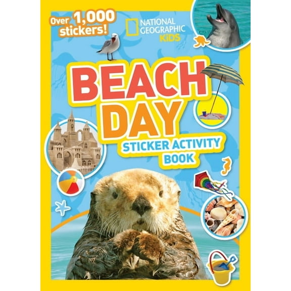 Ngk Sticker Activity Books National Geographic Kids Beach Day Sticker Activity Book: Over 1,000 Stickers!, (Hardcover)