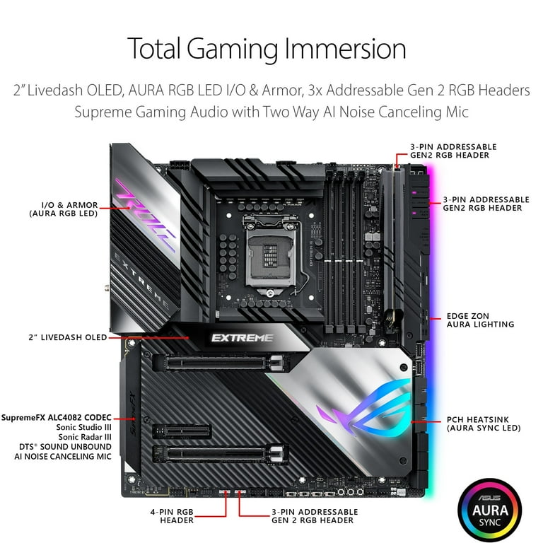 ASUS ROG MAXIMUS XIII EXTREME LGA 1200 Intel Z590 SATA 6Gb/s